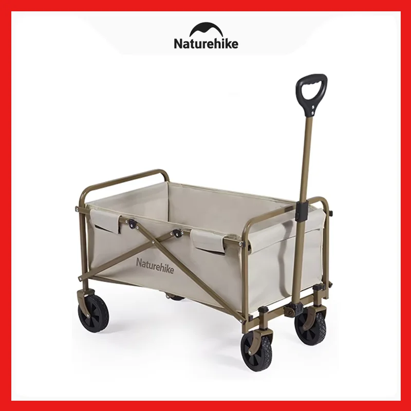 Naturehike-عربة تخييم محمولة ، عربة تسوق خفيفة للغاية ، عربة صغيرة قابلة للطي في الهواء الطلق ، عربة نزهة في الحديقة ، سعة 72 لتر #1