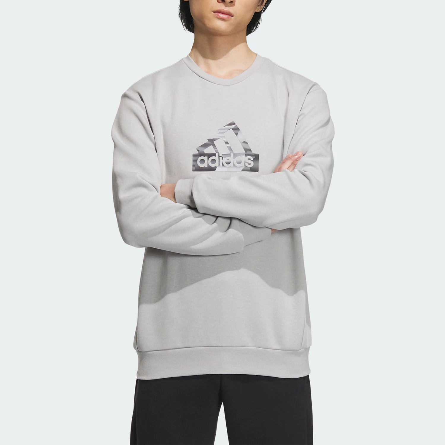

Adidas Official Authentic 2024, новый мужской свободный повседневный свитер с круглым вырезом IT3962