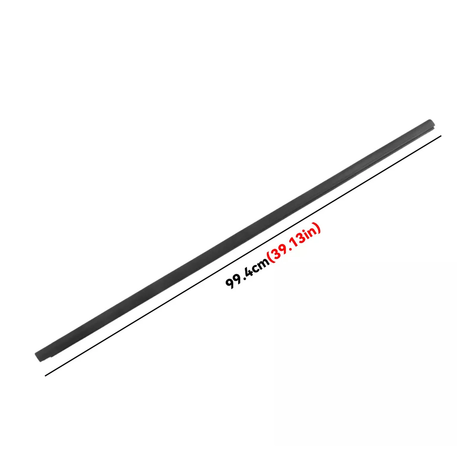 2PCS L&R Side Door Window Belt Trim Molding for Honda Civic EG6 EG4 3D 1992-1995 view 2