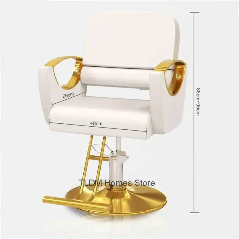 مستلق الحديثة رفع الدورية قص الشعر كرسي حلاق مسند الظهر كراسي صالون حلاقة كرسي ماكياج الجمال البراز