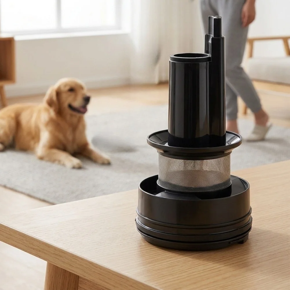 Efficient Dust Filter Cleaning Tool HEPA Style Filter Black Cordless Vacuum Filter Multi-layer Composite Design