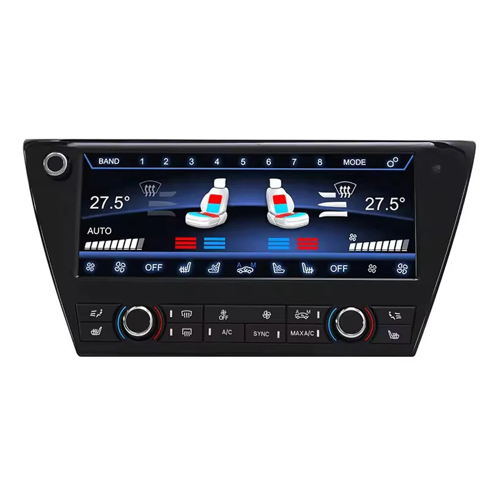 Painel de interruptor de controle de clima aquecedor digital para carro, para bmw x1 f48 x2 f39 8.8 '', tela sensível ao toque, ar condicionado, placa de painel ac