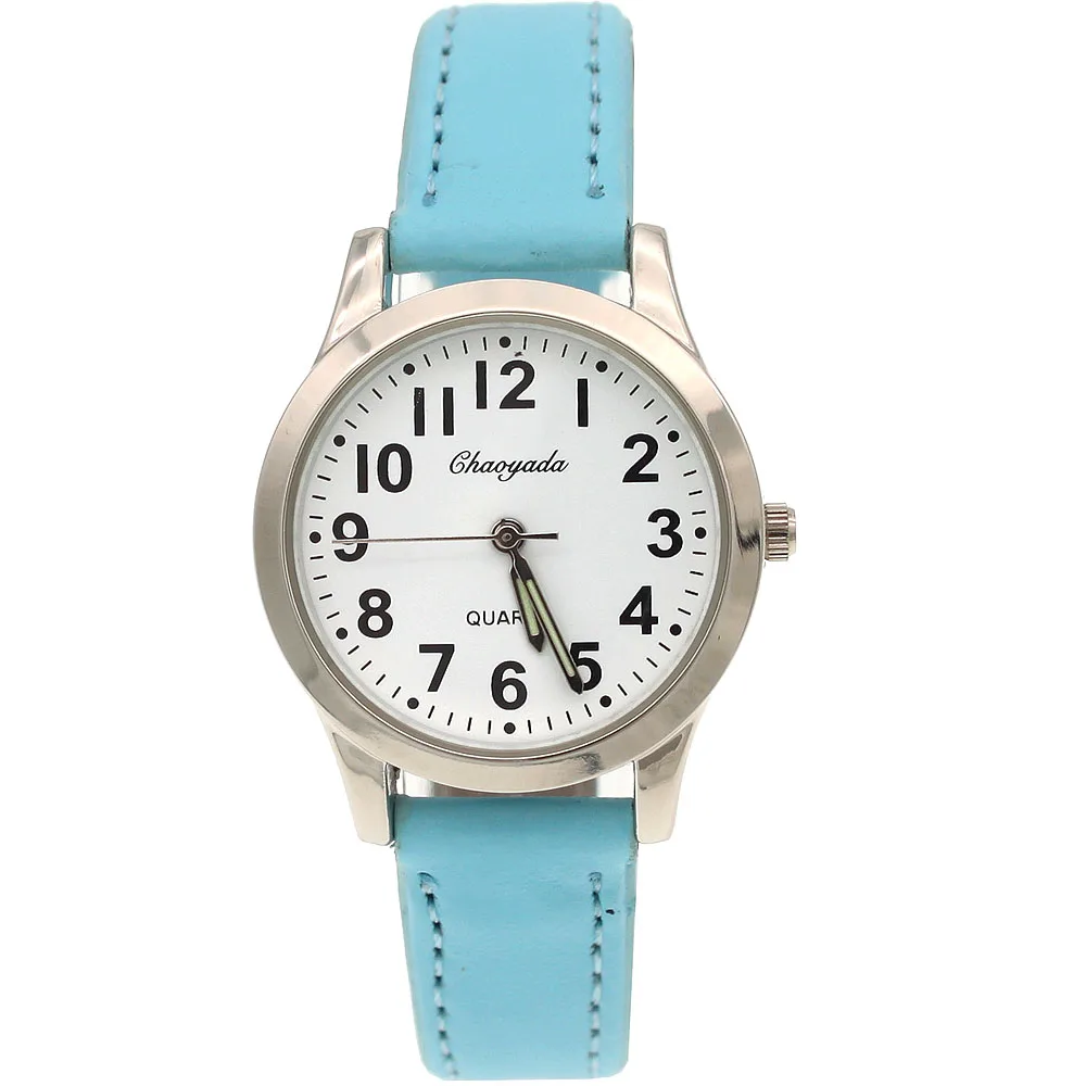 Fashion Brand Children Watches Girls Daily Waterproof Leather Cartoon Watch For Girls Students Electronic Quartz Wristwatches
