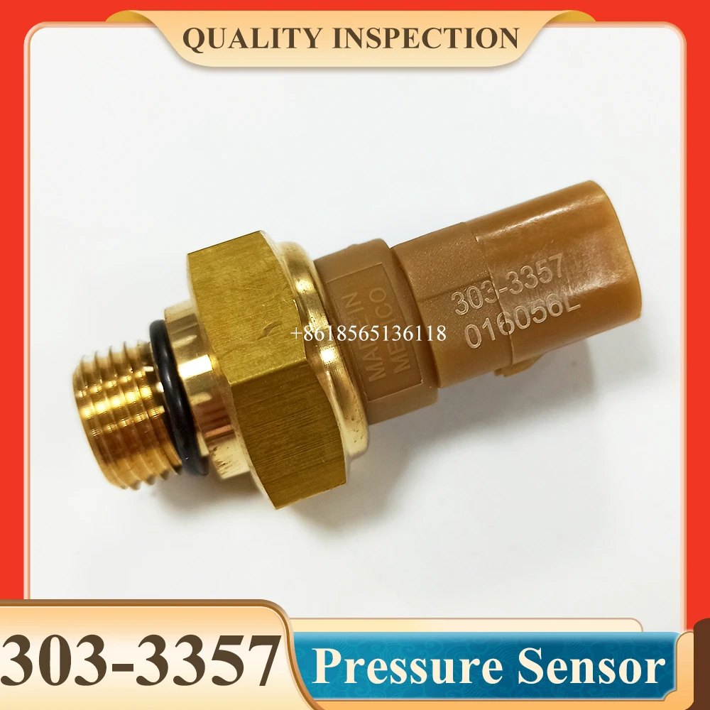 303-3357 sensor de pressão 3033357 para o sensor da máquina escavadora C7 C9 324D 325D