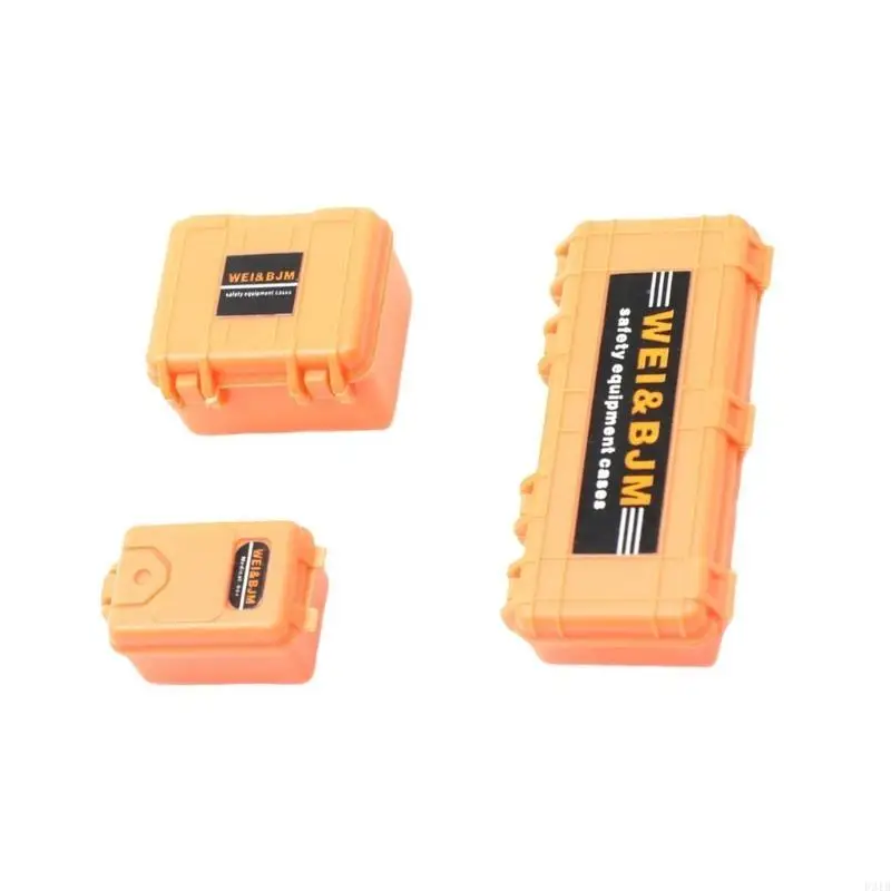 Boîtier boîte à outils Équipement d'équipement pour les pièces intérieures voiture camion SCX24 TRUNT MODÈLE MODÈLE