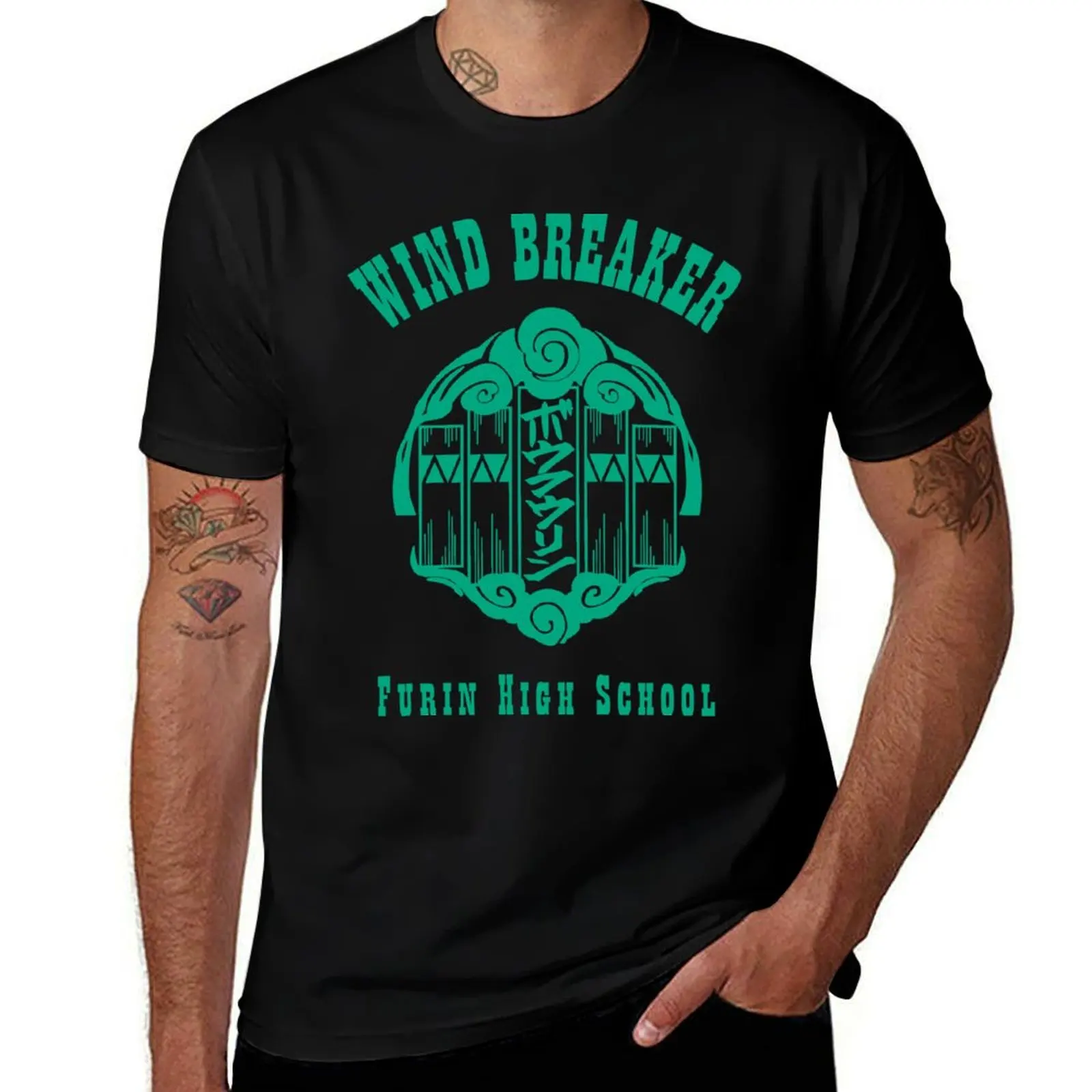 

WIND BREAKER T-Shirt man t shirt cotton mens graphic t shirts t shirts for man cotton funny T-shirt