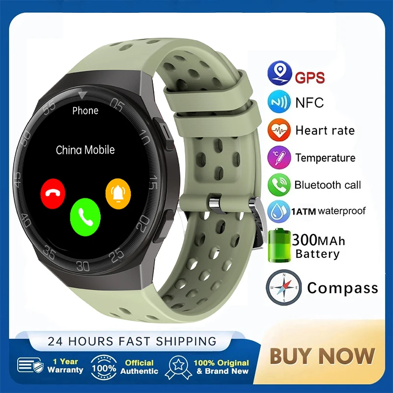 

Новые умные часы для здоровья с Bluetooth-вызовами, 1,28-дюймовым экраном, мониторингом сердечного ритма, водонепроницаемостью IP67, GPS-трекингом и отслеживанием активности.