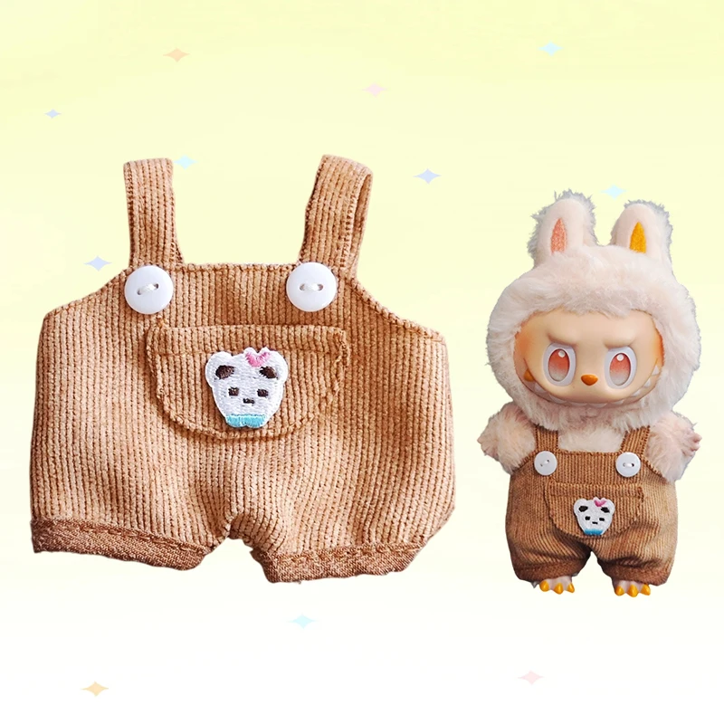 

Для 17 см лаббус, мини-кукла, одежда, наряд, шляпа, одежда, обувь, аксессуары для кукол Labubu II, развивающие сидячие вечерние игры, игрушки