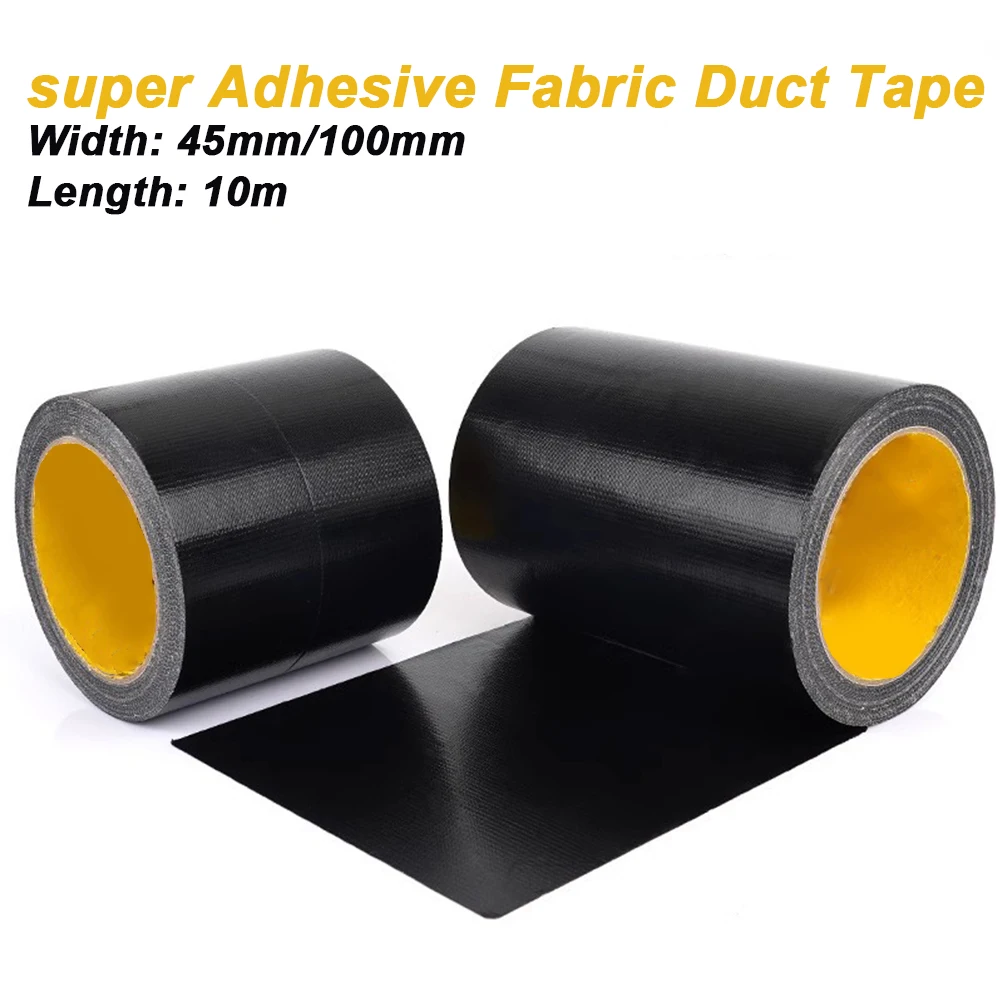 10m Super Strong Adhesive Cloth Tape 45/100mm, For Car, Carpet Fixing, Car Seat Cushions, Tents, Plastic Repairs, Decoration,DIY