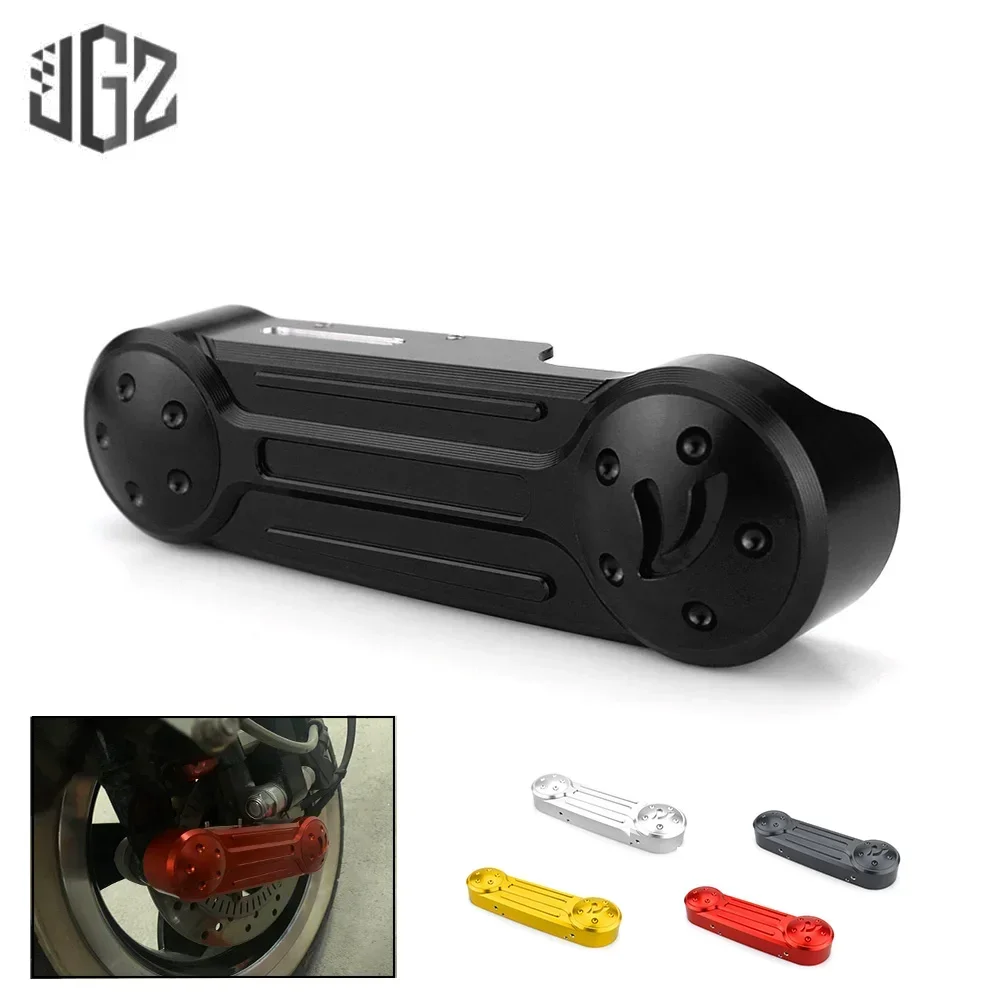 Motocicleta cnc alumínio roda suspensão freio a disco garfo dianteiro capa decorativa para vespa gts sprint primavera 150 300 250 gtv