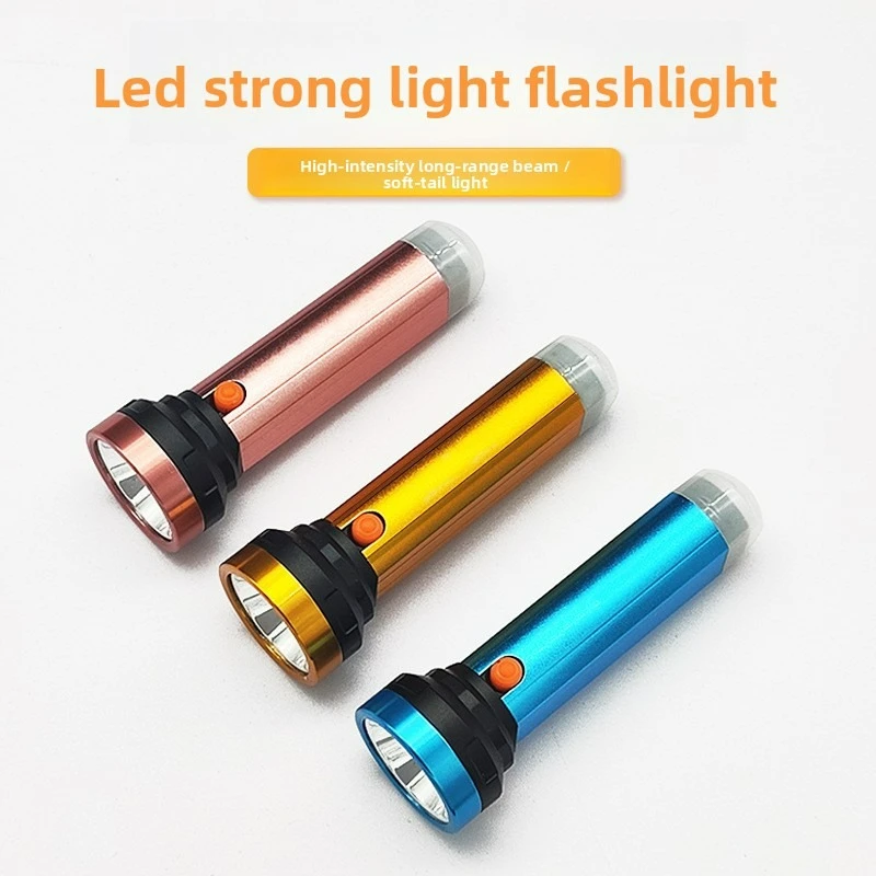 

Светодиодный мощный фонарик с сильным дальним лучом, литиевая батарея для домашнего использования, долговечное портативное аварийное освещение