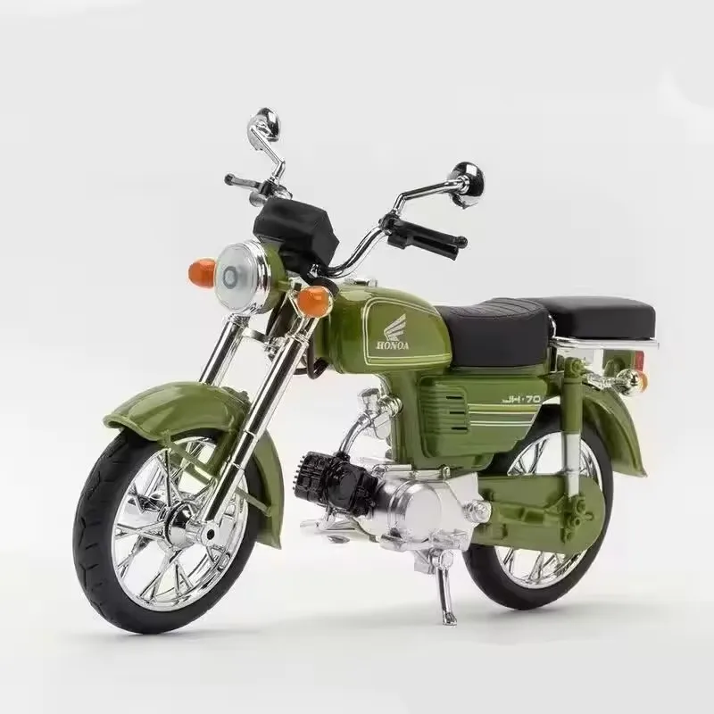 Model motocykla w skali 1/10, wykonany ze stopu 70, klasyczny motocykl, zabawka, odlewany model motocykla z metalu, symulacja, prezent dla dzieci.