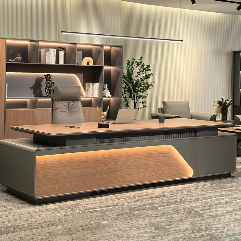 office furniture, Lexus series boss desk, simple modern manager desk, president