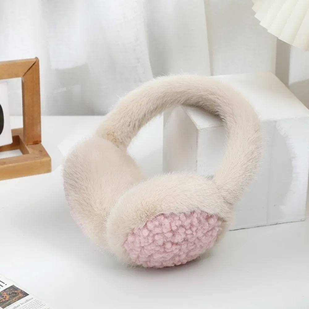 في الهواء الطلق الشتاء الأذن دفئا للطي لينة ركوب الدراجات إيرفلاب بلون سميكة الدافئة غطاء للأذنين الحماية من البرد #3