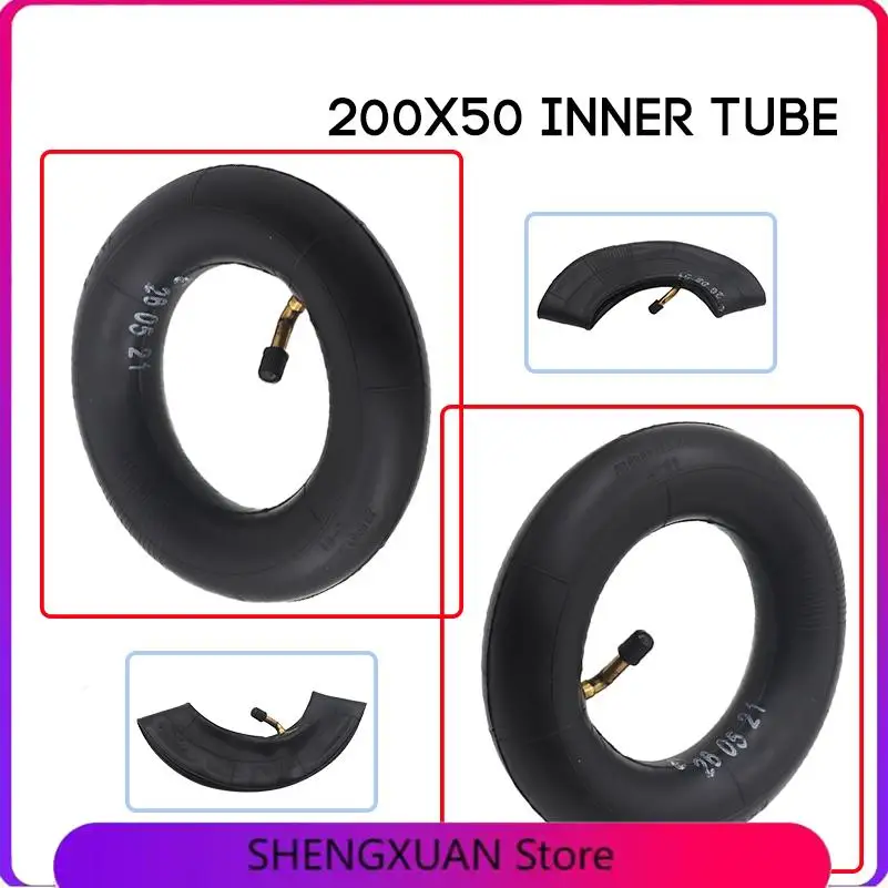 

8-дюймовая внутренняя камера 200x50 (200*50) для электросамокатов и мотоциклов Razor E100, E150, E200, ESpark, Crazy Cart