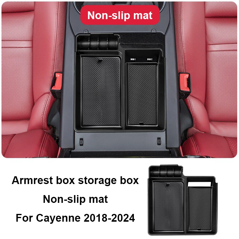 Do Porsche Cayenne 2018 2019 2020 2021 2022 2023 2024 Schowek na klamkę samochodową Organizer Pudełka Akcesoria samochodowe — zdjęcie 7