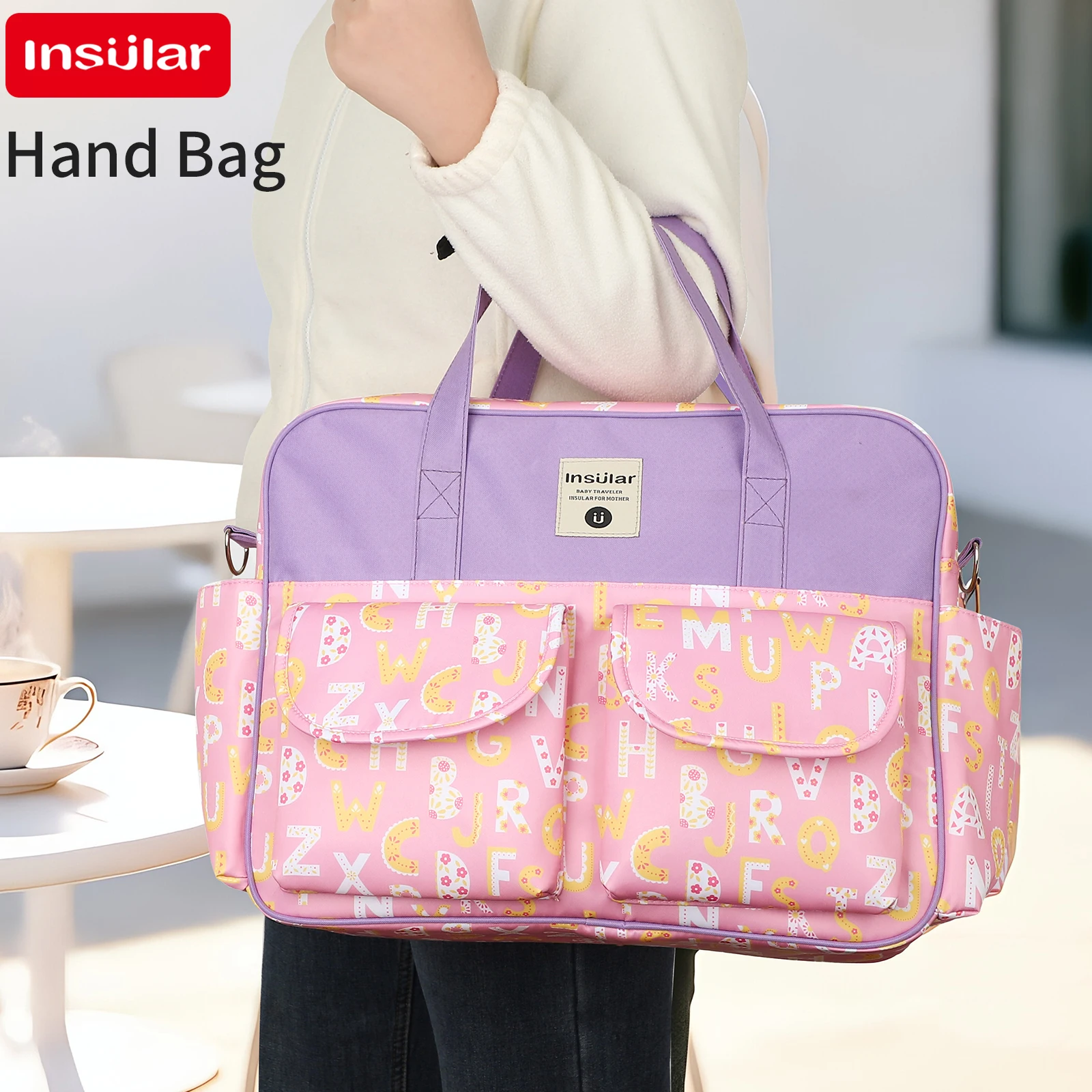 Multifunctional Baby Messenger Nappy Bag for Pregnant Women Diaper Bags Fashionable Mommy Maternity Nursing Baby Changing Bag
