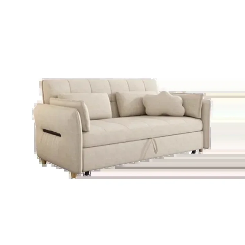 

Folding Double Sofa Bed - Multifunctional Living Room Couch with Chaise for Stylish Apartment Home Furniture