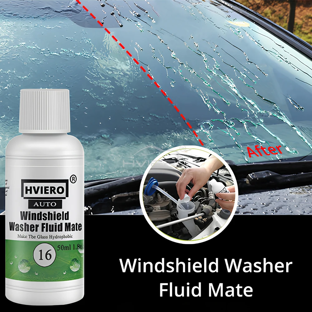 HVIERO Vehicle Car Coating Glass Hydrophobic Mate for Windshield Washer Fluid Long Lasting Styling Spray Paint Waterproof agent