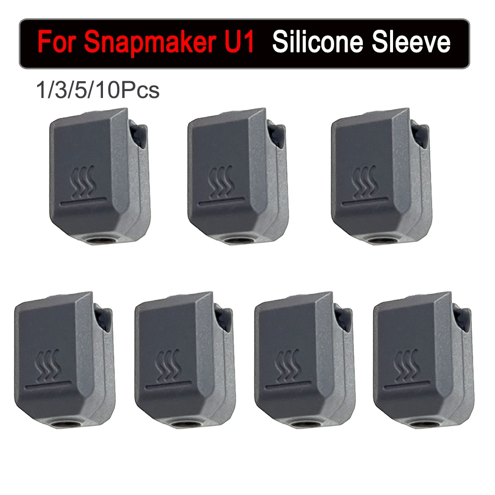 

for Snapmaker U1 Silicone Sleeve 3D Printer Hotend Protector Cover Case Heat Insulation for sanpmaker u1 Silicone Socks