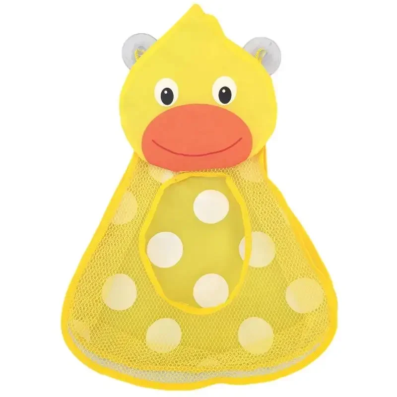 vvocci Storage Bag For Kids Strong Suction Cups Durable Polyester Perfect for Duck Frog Bath Toy Organize Water Toys Game Bag - view 6