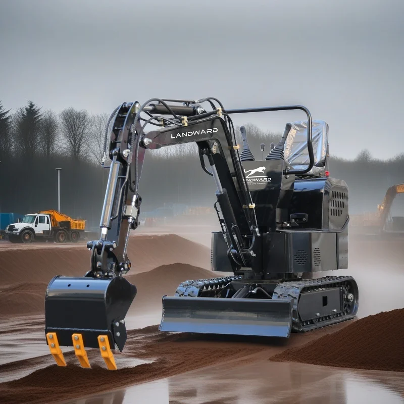 

Customized High Efficiency 1000kg Mini Small Excavators Multifunctional Micro Crawler Bagger Machine 1.6 Ton Hydraulic Digger