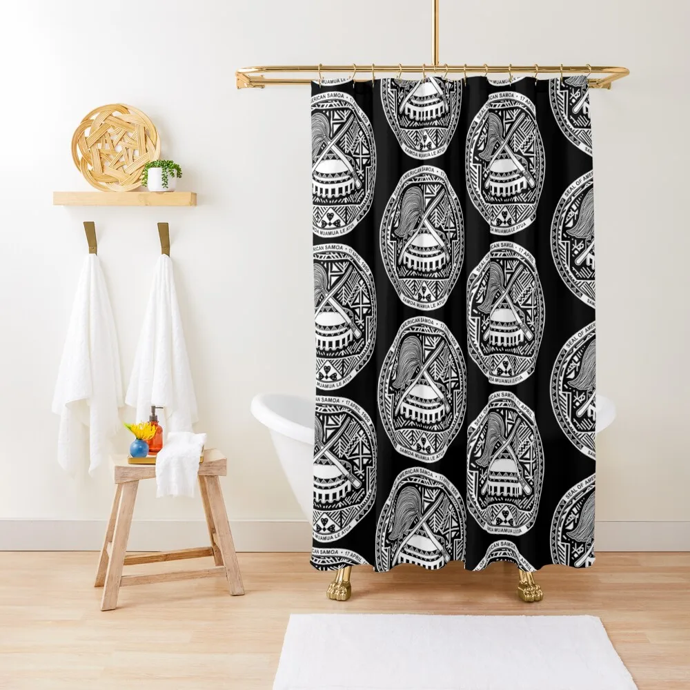 

American Samoa Seal Shower Curtain Bathroom Box Shower Set Modern Bathroom Accessories Bathroom Deco Curtain