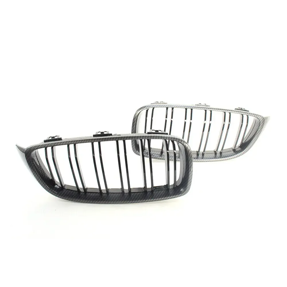 Carbon Fiber F32 Kidney Grille F33 F36 F80 M3 F82 M3 F83 M4 ABS Front Bumper Racing Grill for BMW 4 Series 428i 440i 435i 2013+