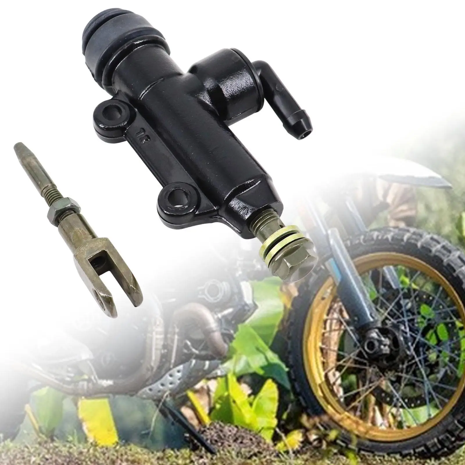 

Disc Brake Pump Assembly Rear Foot Brake Cylinder Practical Direct Replace Reusable Stable Motorcycle Brake System Component
