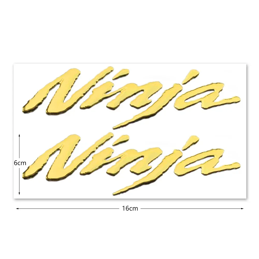 3D Motorcycle Fuel Tank Emblem Stickers for Kawasaki Ninja H2 400 650 250 Z900 ZX25R Z400 Z1000 Z250 H2R Body Decals Accessories
