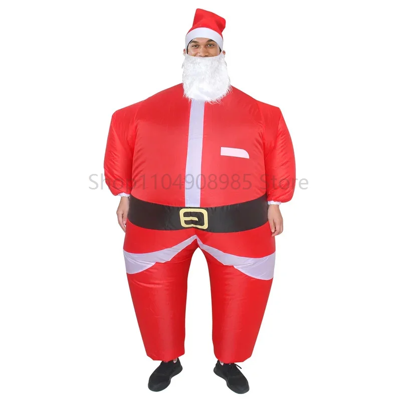 

Classic Santa Claus Inflatable Costume Adult Fantasy Funny Festival Costume Christmas Holiday Party Cosplay Costume 2026 New