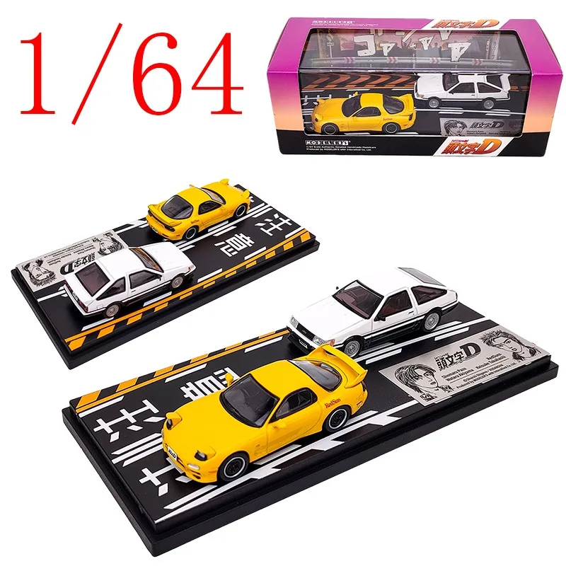 

OTHER Diecast 1/64 Scale RX7 AE86 Alloy Model Cars RX7 AE86 EK9DC2 Spirt R Play Vehicles Toys for Boys Gift Original Box
