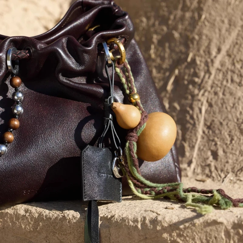 Songmont rassemblement qi gourde sac charme accessoires rétro style national concepteur nouveau gourde charme