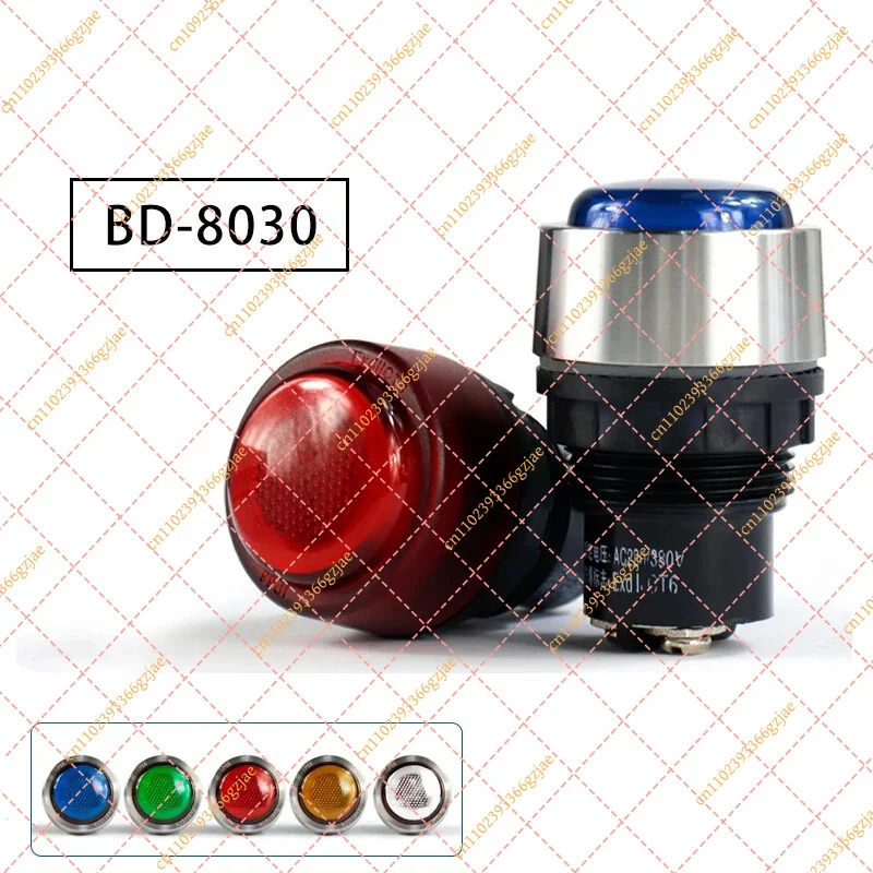 5pcs EX LED Explosion-Proof Indicator Light for Control Distribution Box, Switch Operation Signal Lamp Replacement Part