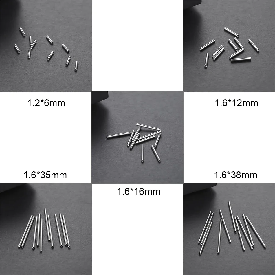 1PCS F136 Implant Grade Titanium 14G 16G Internally Threaded septum Barbell Shaft Jewelry Accessories