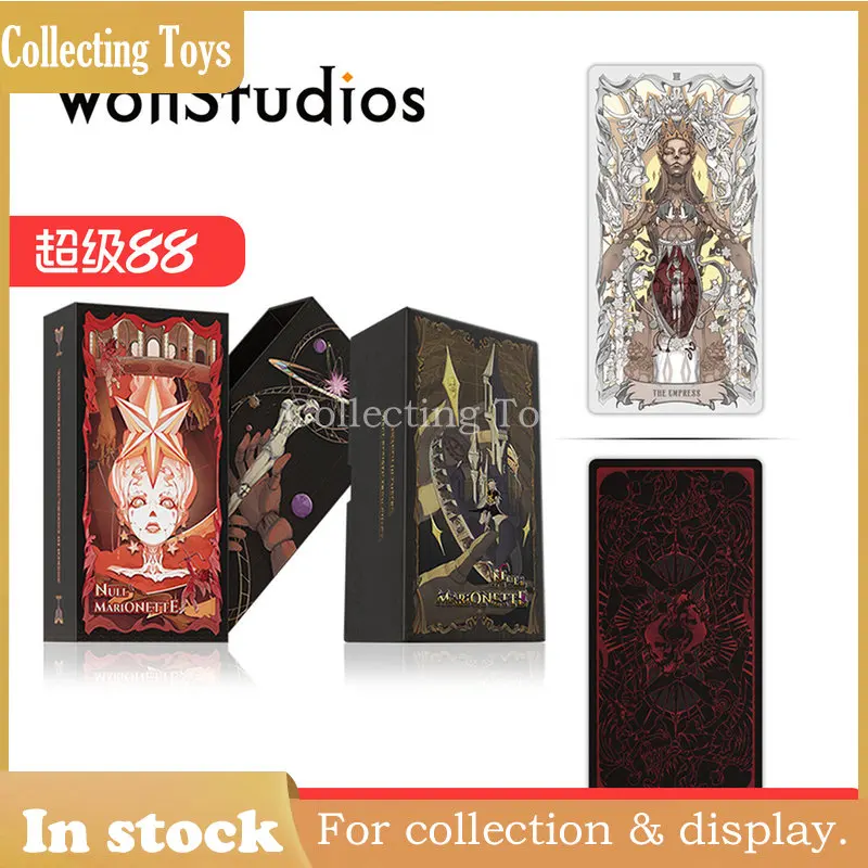 

В наличии: Таро-карты Woh Null Marionette (система Уэйта), с холодным тиснением, для гадания, настольная игра для взрослых и любителей духовных практик.