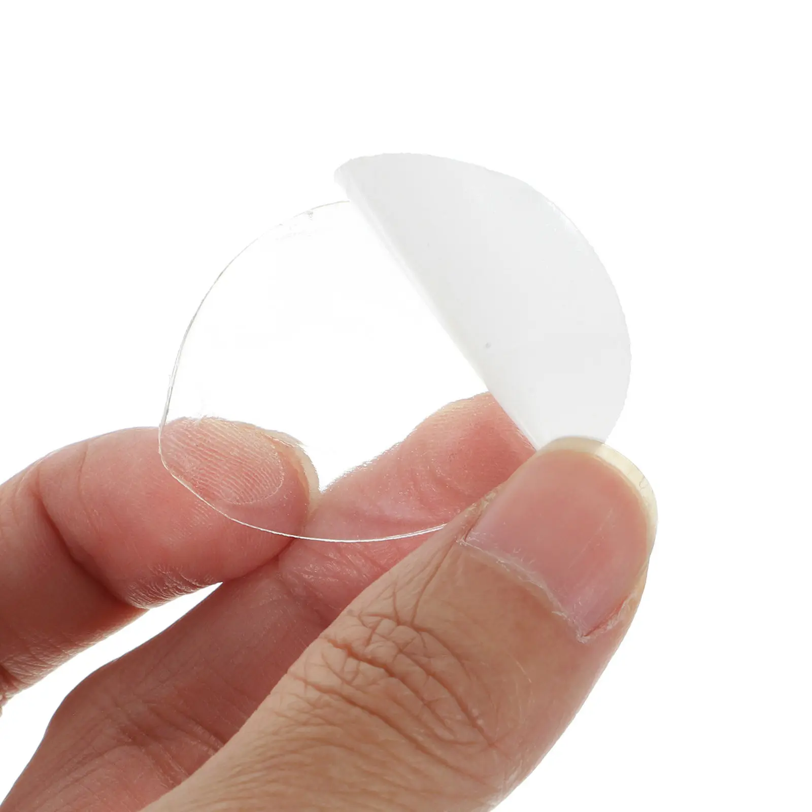 60pcs Clear Double-Sided Round Stickers, Removable, Strong Adhesive, No Residue, Multi-Use DIY Craft Tape