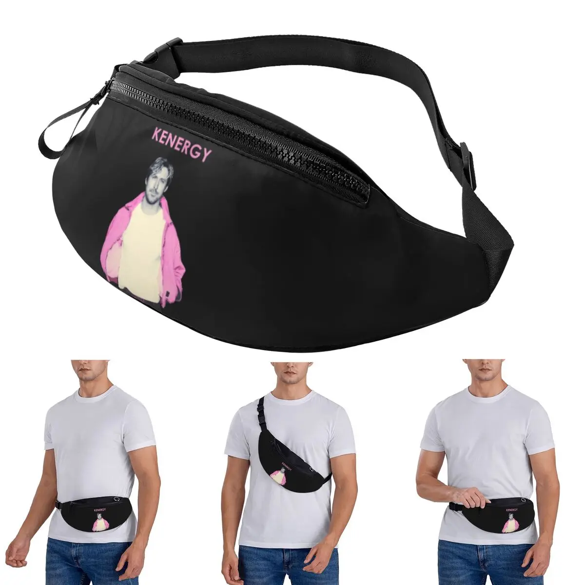 

Поясная сумка через плечо Ryan Gosling Kenergy для мужчин и женщин, поясная сумка для путешествий, бега, денег, сумка для телефона