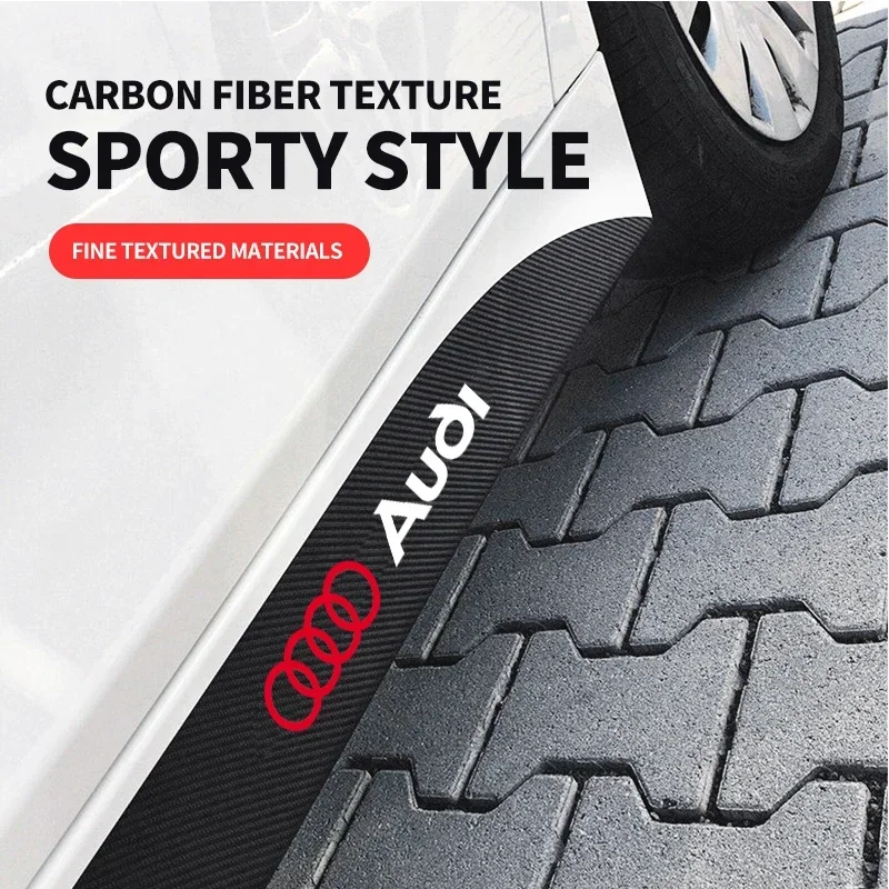 

Car Door Side Skirt Sticker Decal for Audi A4 B5 B6 B7 B8 B9 A1 A3 8V 8P 8L A6 C5 C6 C7 A5 A7 A8 Q3 Q5 Q7 TT S3 S6 Sline Quattro