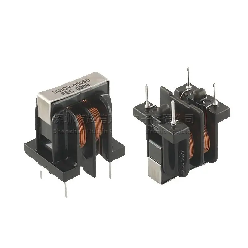 10 Uds SU10V-05050 nuevo enchufe 5MH 0.5A filtro de modo común inductancia bobina de estrangulación para fuente de alimentación conmutada