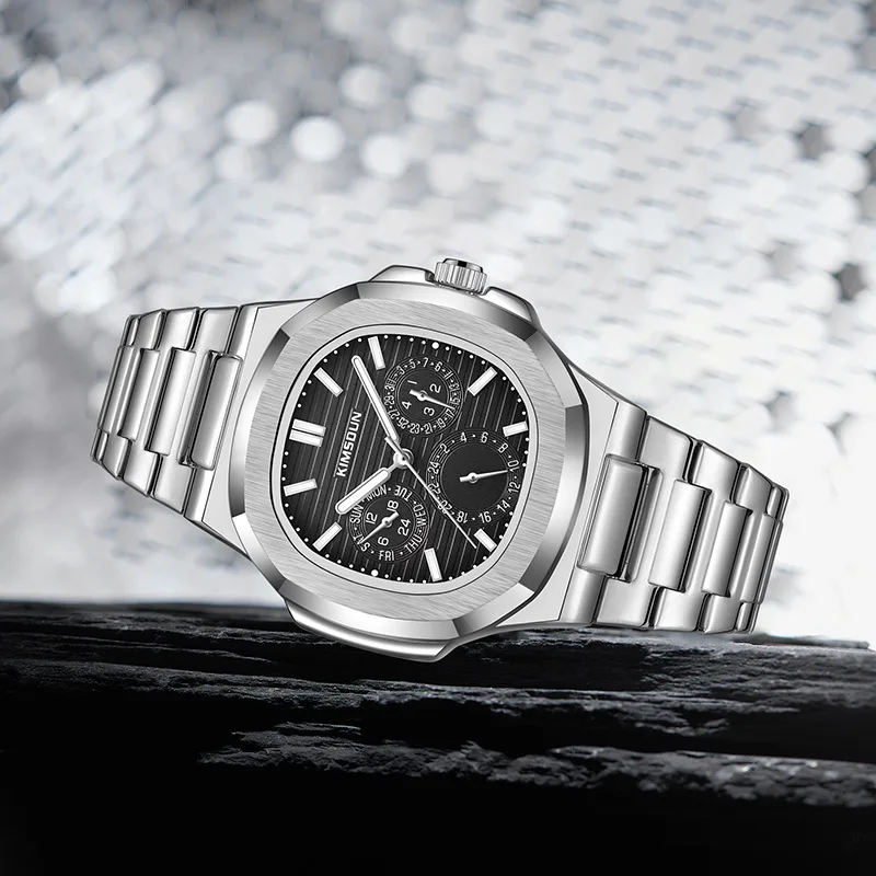 MAYZHISU Reloj de cuarzo de lujo para hombre de negocios, relojes clásicos Retro no automáticos para hombre, reloj de pulsera con fecha para hombre