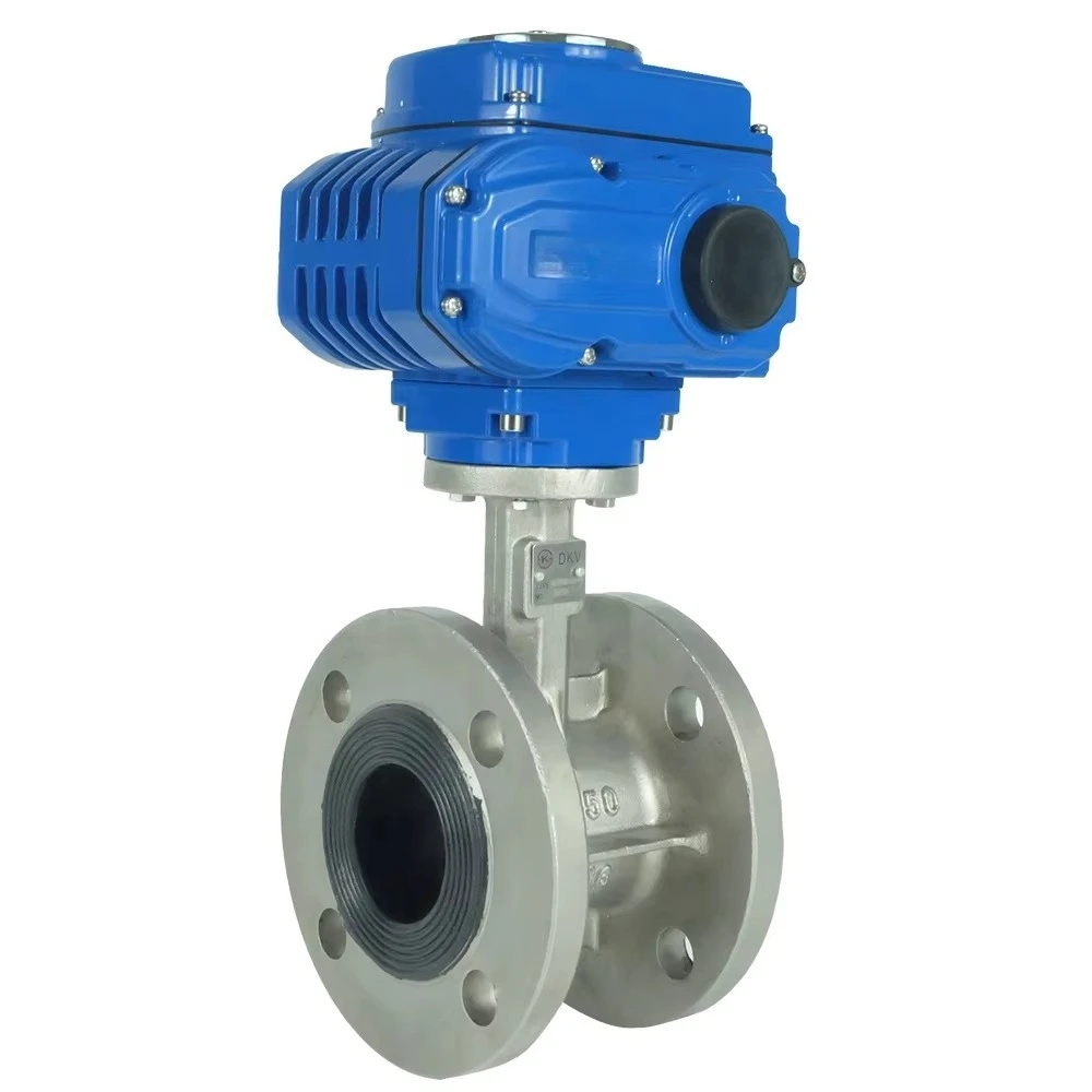 

Stainless Steel Electric Flanged Butterfly Valve ANSI 150LB 10K Pn16 Electric Three Eccentric Flanged Butterfly Valve