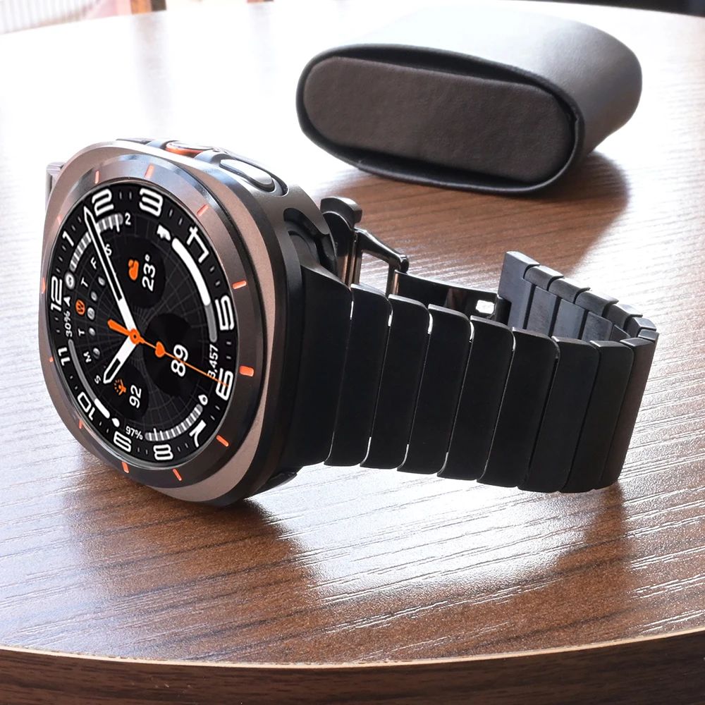 

Stainless Steel NO Gaps Band for Samsung Galaxy Ultra Watch 7 47mm Business Men Wristband Straps for samsung galaxy ULTRA 7 47MM