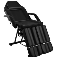Black Beauty Bed Facial Massage Chair with Adjustable Legs