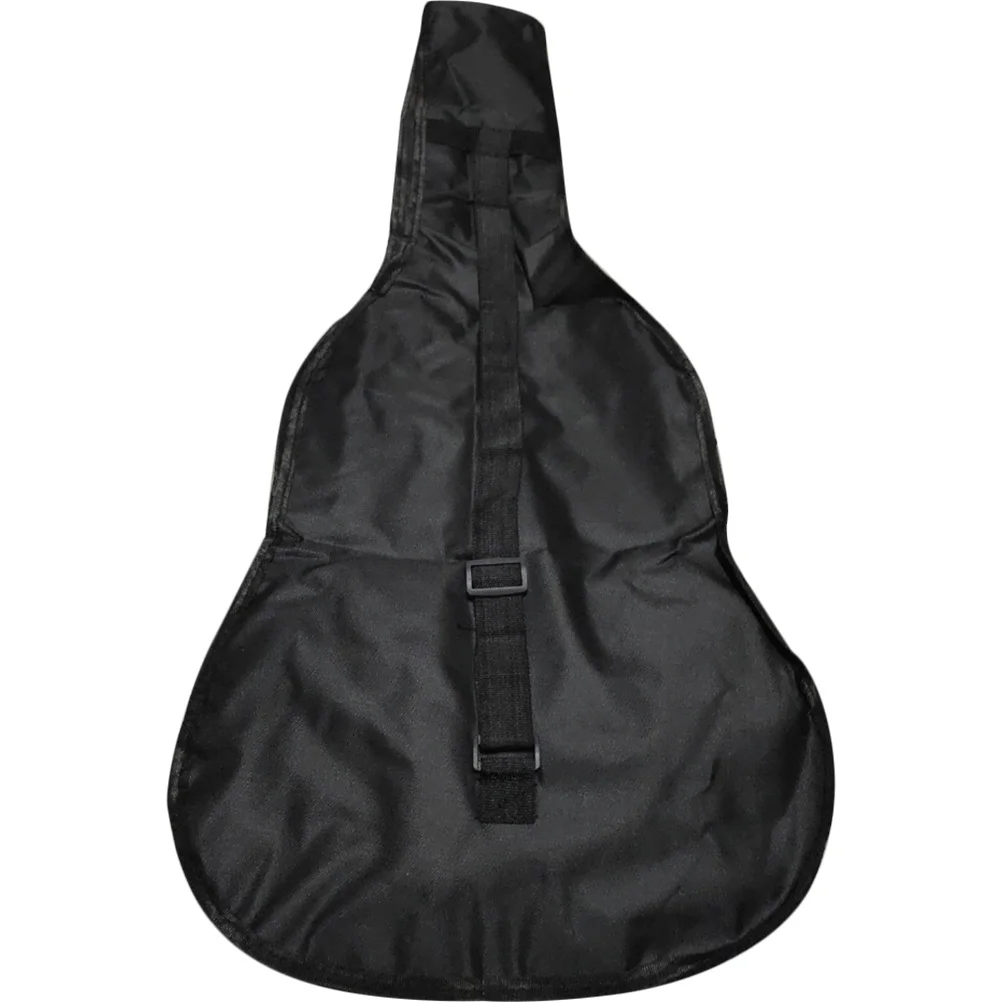 

38-Inch Waterproof Guitar Bag Black Sturdy Construction Large Zippered Pocket Side Double Sliders Single Shoulder Hand