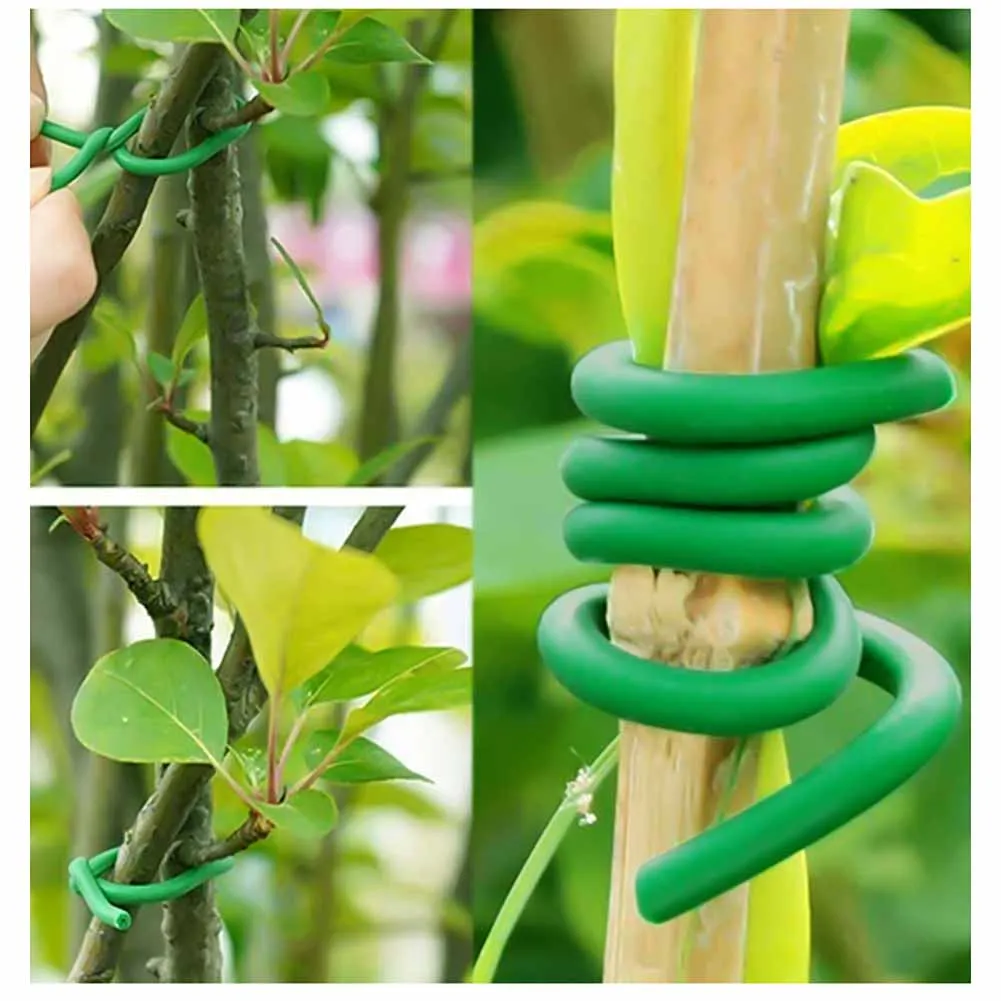 10/20M Garden plant Fixation Rope Iron Wire Support Flower Binding Soft Wire Rose Climbing Garden Outdoor Tool For Vegetable