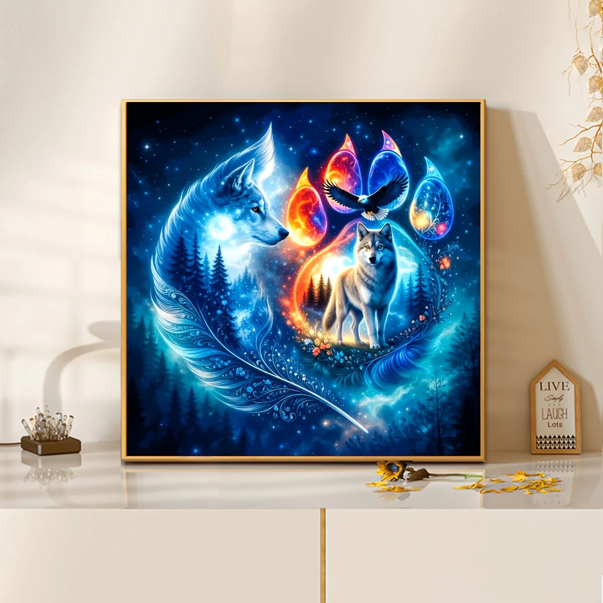 

Handsome Animal Wolf King Jigsaw Puzzle 500/1024 PCS Friends Party Puzzle Game Home Decor Holiday Gifts