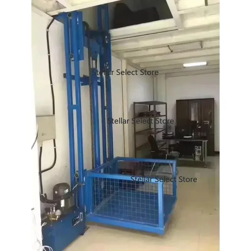 

High Speed Cargo Lift Freight Elevator Vertical Hydraulic Guide Rails Goods Cargo Lift for Construction Site Building