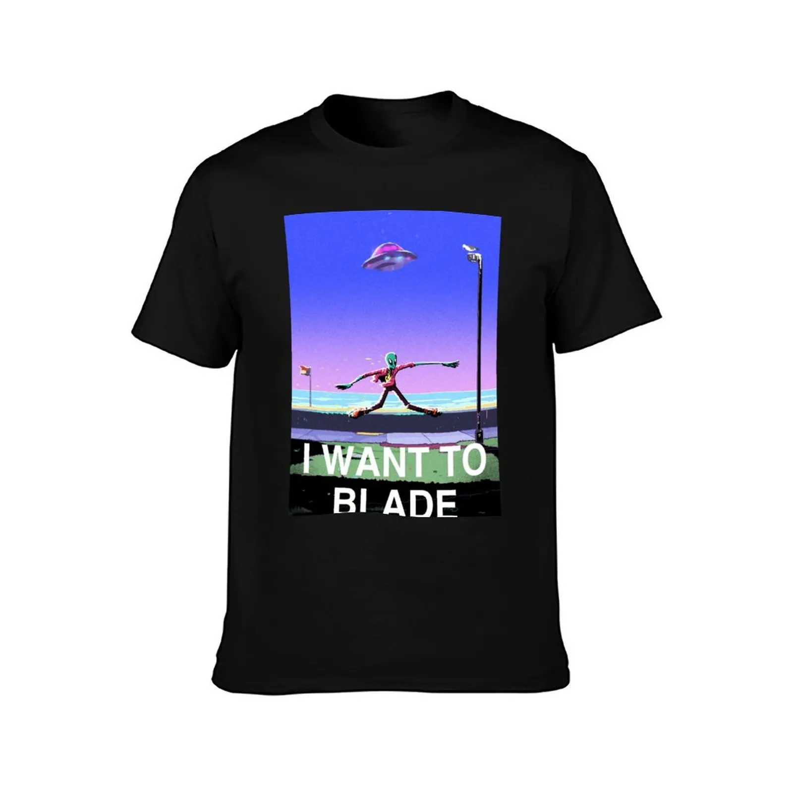 I WANT TO BLADE T-Shirt Summer Holiday T-Shirt