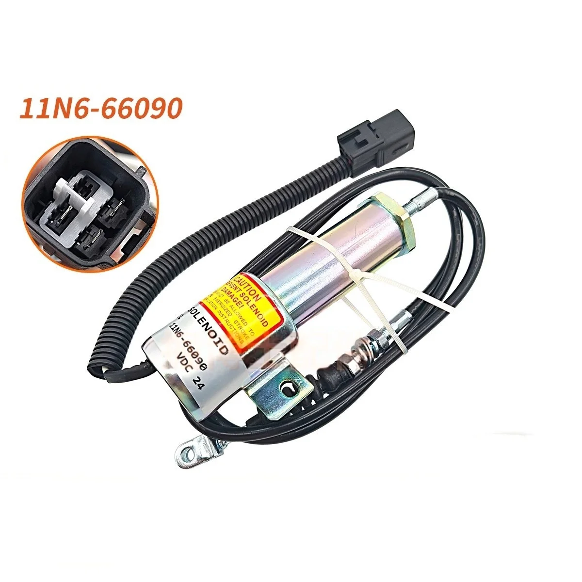 Modern R215-7-9 Engine Flameout Switch Solenoid Valve 11N6-66090 Excavator Accessory Part